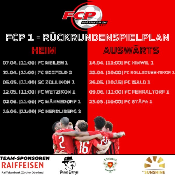 FCP 1 - Rückrundespielplan 23/24