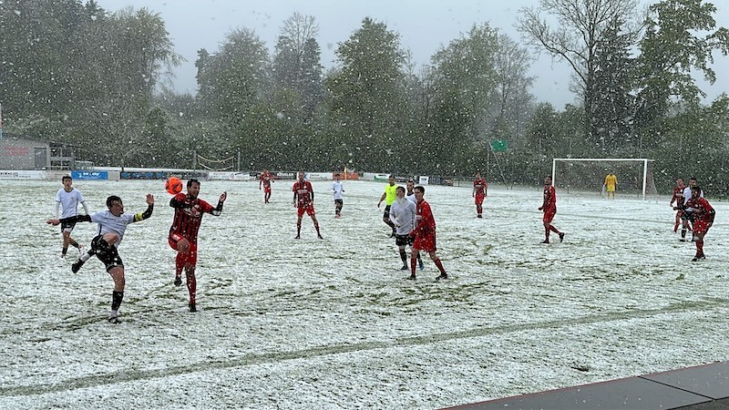 FCP 1 - Sieg im Schneegestöber